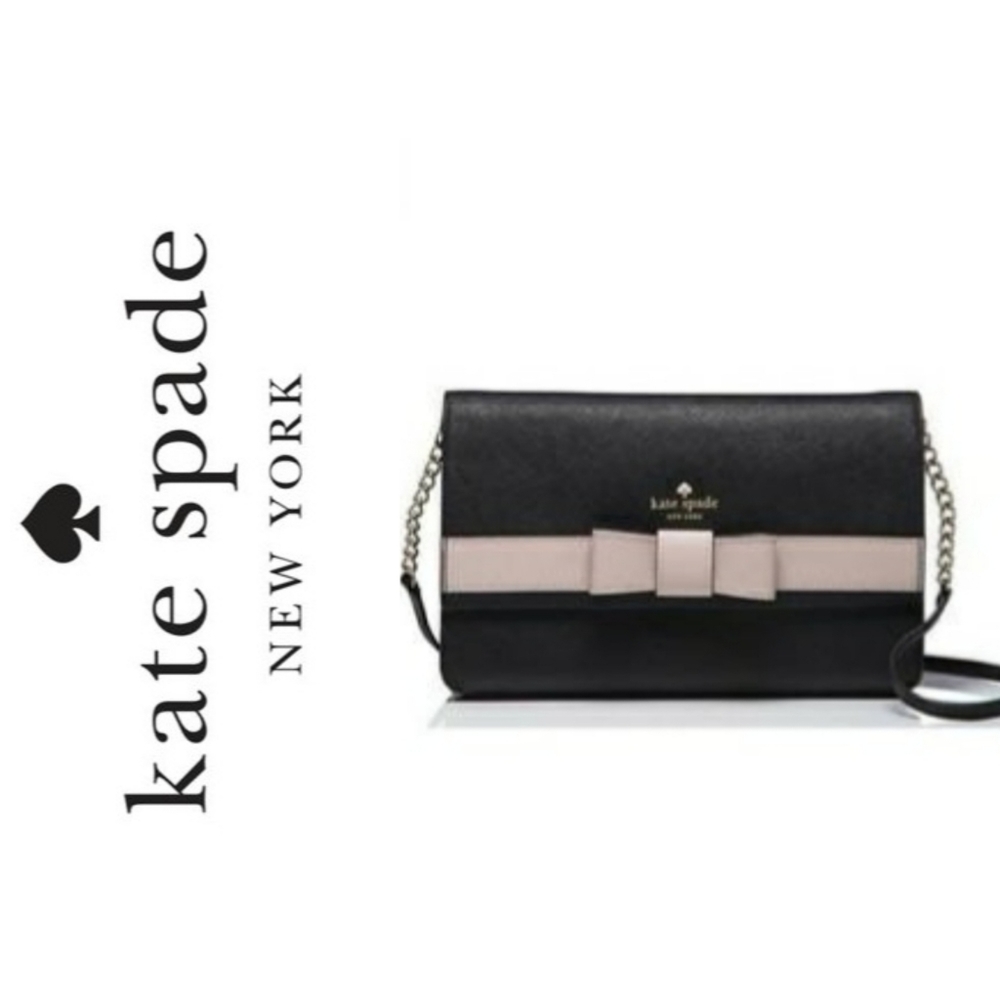 Kate Spade Veronique Kirk Park Crossbody Bag, Black